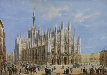 Vista da Catedral de Milão